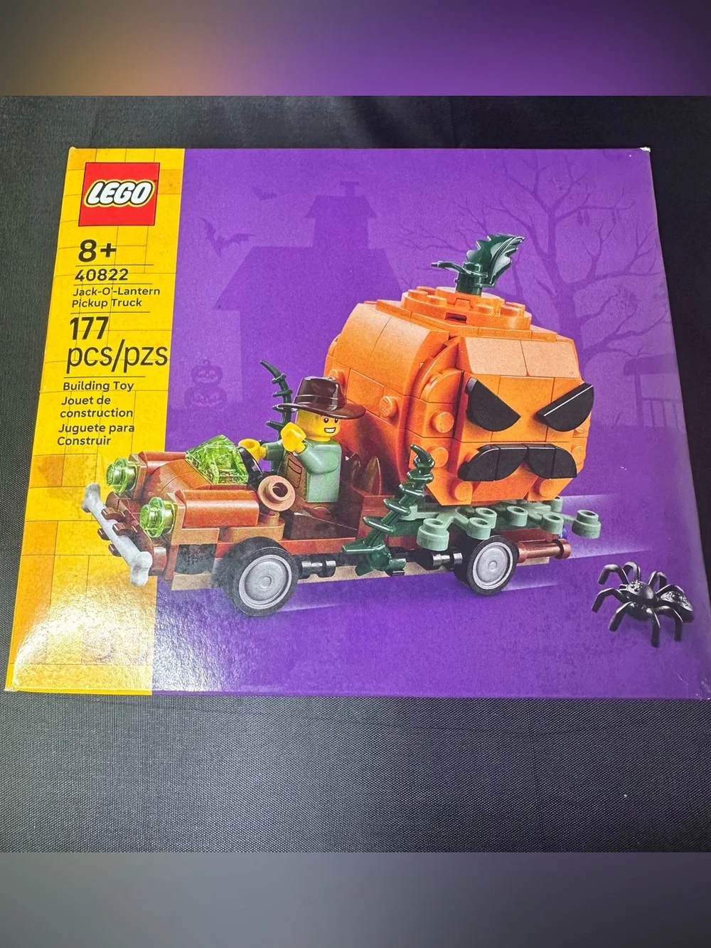 LEGO 40822 Jack-O’-Lantern Pickup Truck Halloween 177 Pieces NIB
